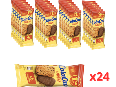 Nocilla ColaCao Galletas Bañadas, 24 x 63 gramos (1.512 kg) (Caducidad: 20-11-2024) Fashion