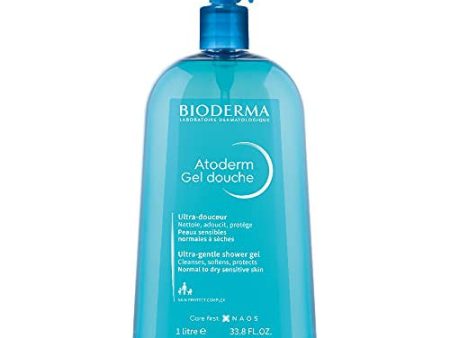 (Sin Dosificador) - Bioderma Atoderm Gel de ducha, 1L Embalaje Deteriorado (Cad: 31 08 2026) Discount