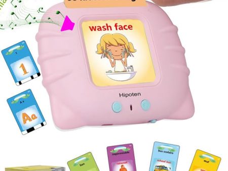 (Palabras en Francés e Inglés ) - Tarjetas Educativas Bilingües para Niños de 1 a 6 Años - 400 (Rosa) Embalaje Deteriorado Fashion